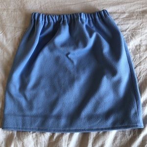 Vintage Blue Mini Skirt
